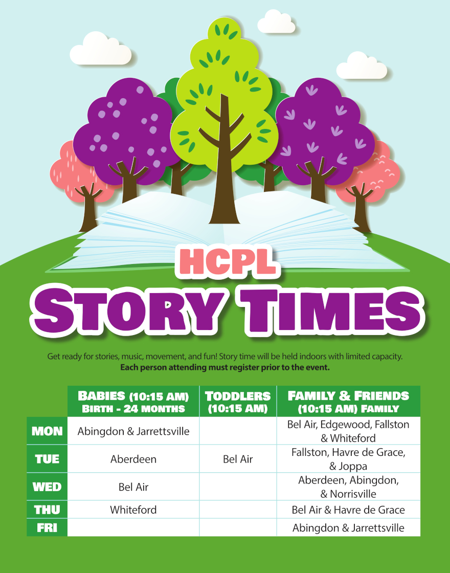Outside Story Times at the Library