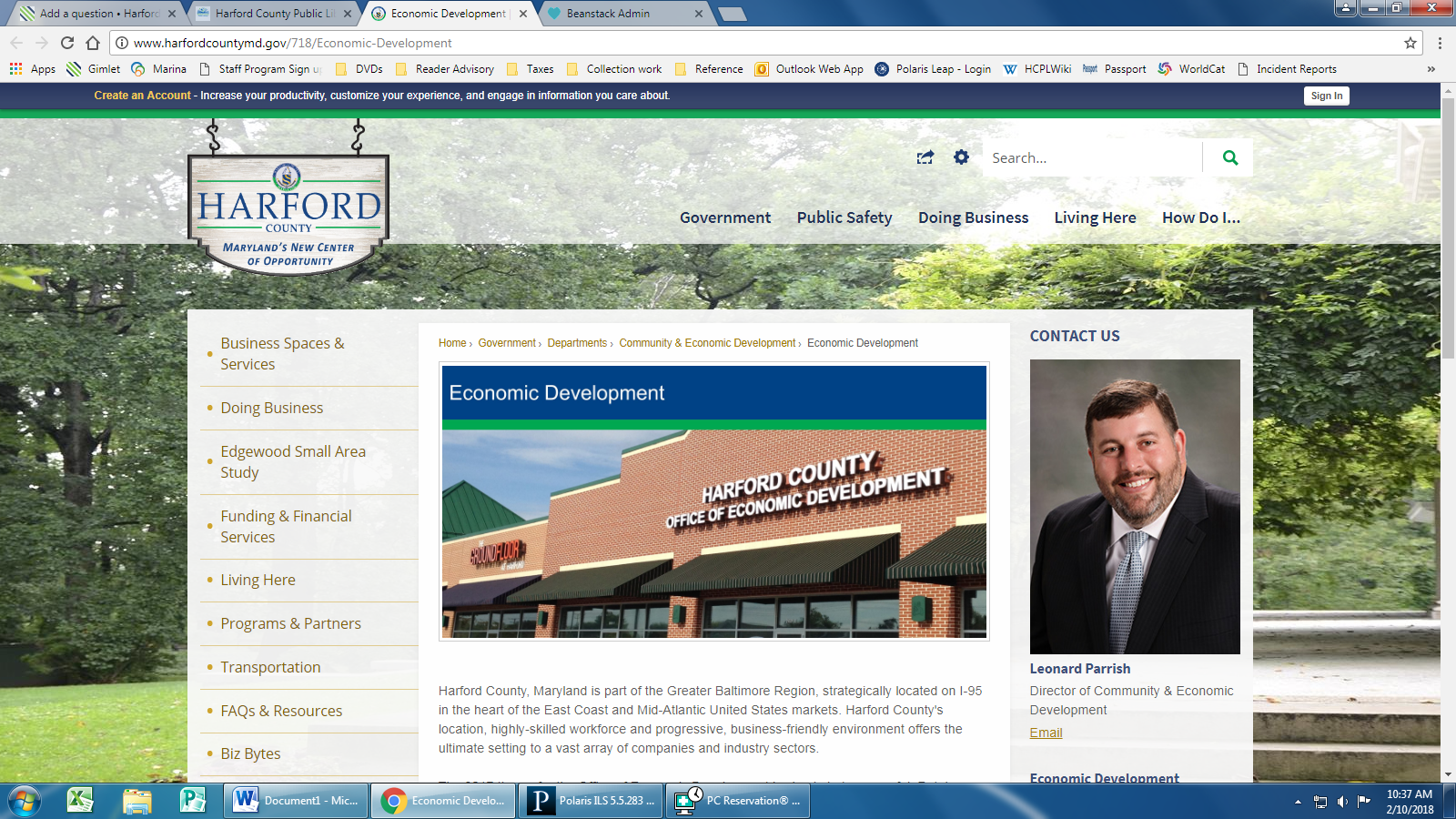 Harford County Economic Development