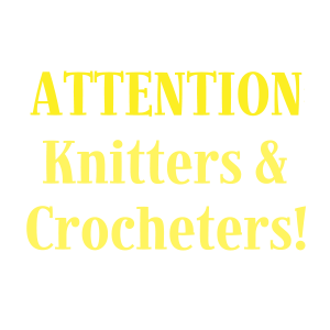 Knitting and Crocheting Drive