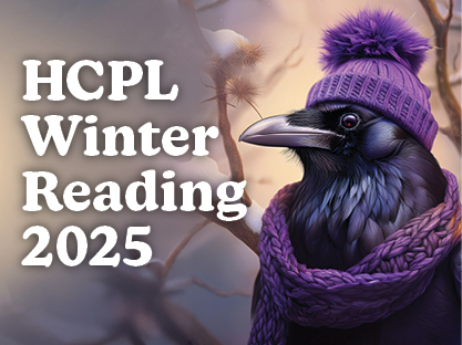 HCPL Winter Reading 2025 - Cozy Up to a Good Book