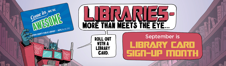 September is Library Card Sign-Up Month